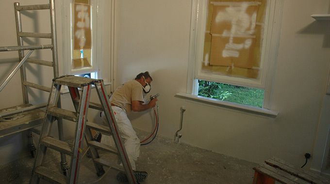 Airless verfspuittechniek